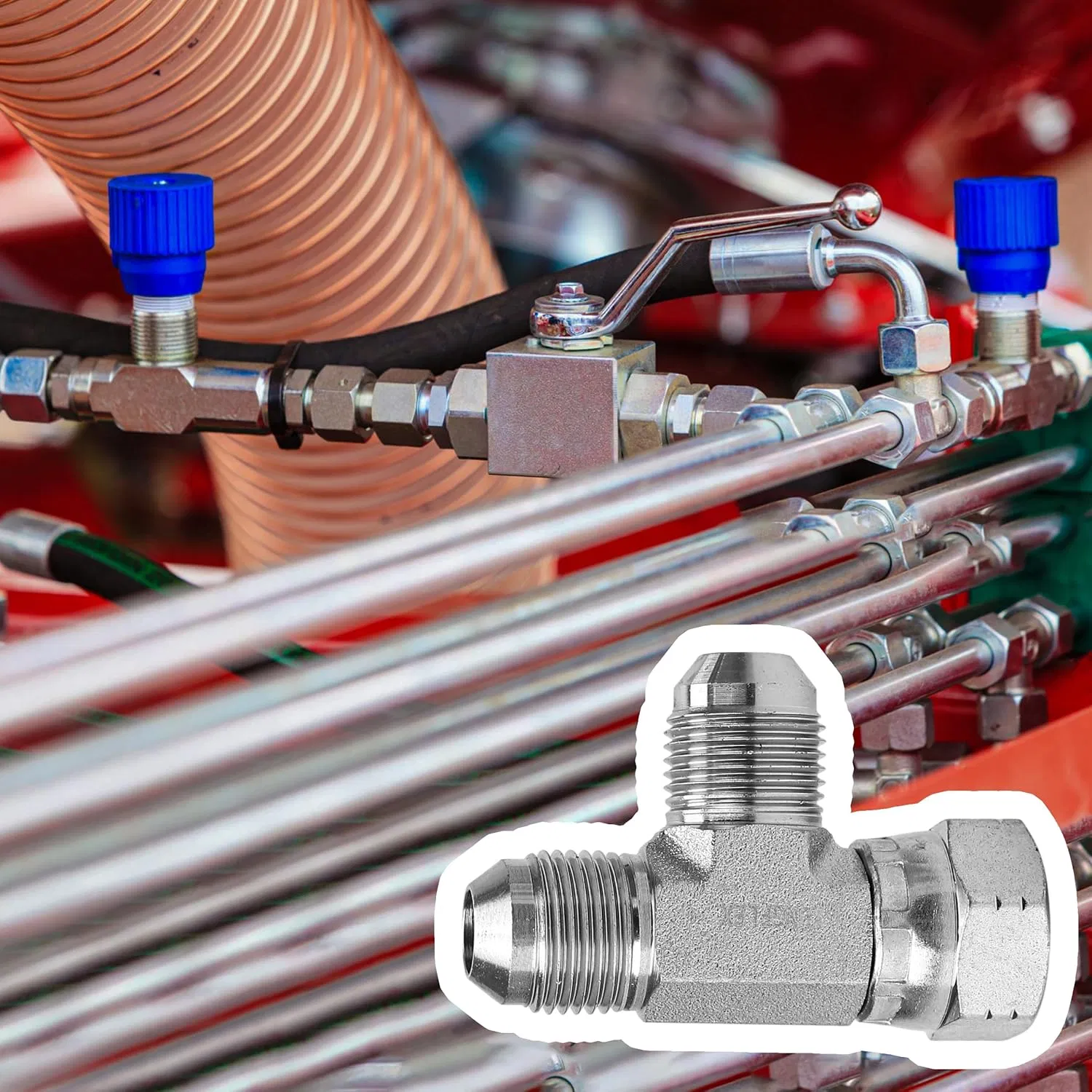 Тройник переходной стальной 1/8" x 2-1/4" NPT