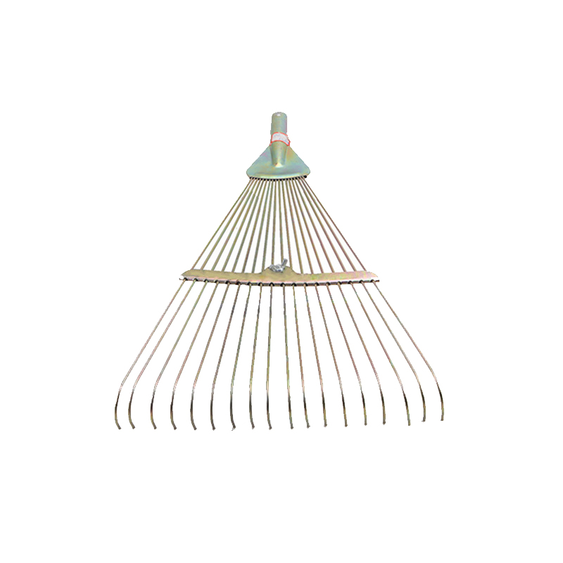 Hautine R123 Lawn Rake with Wooden Handle 18 Teeth