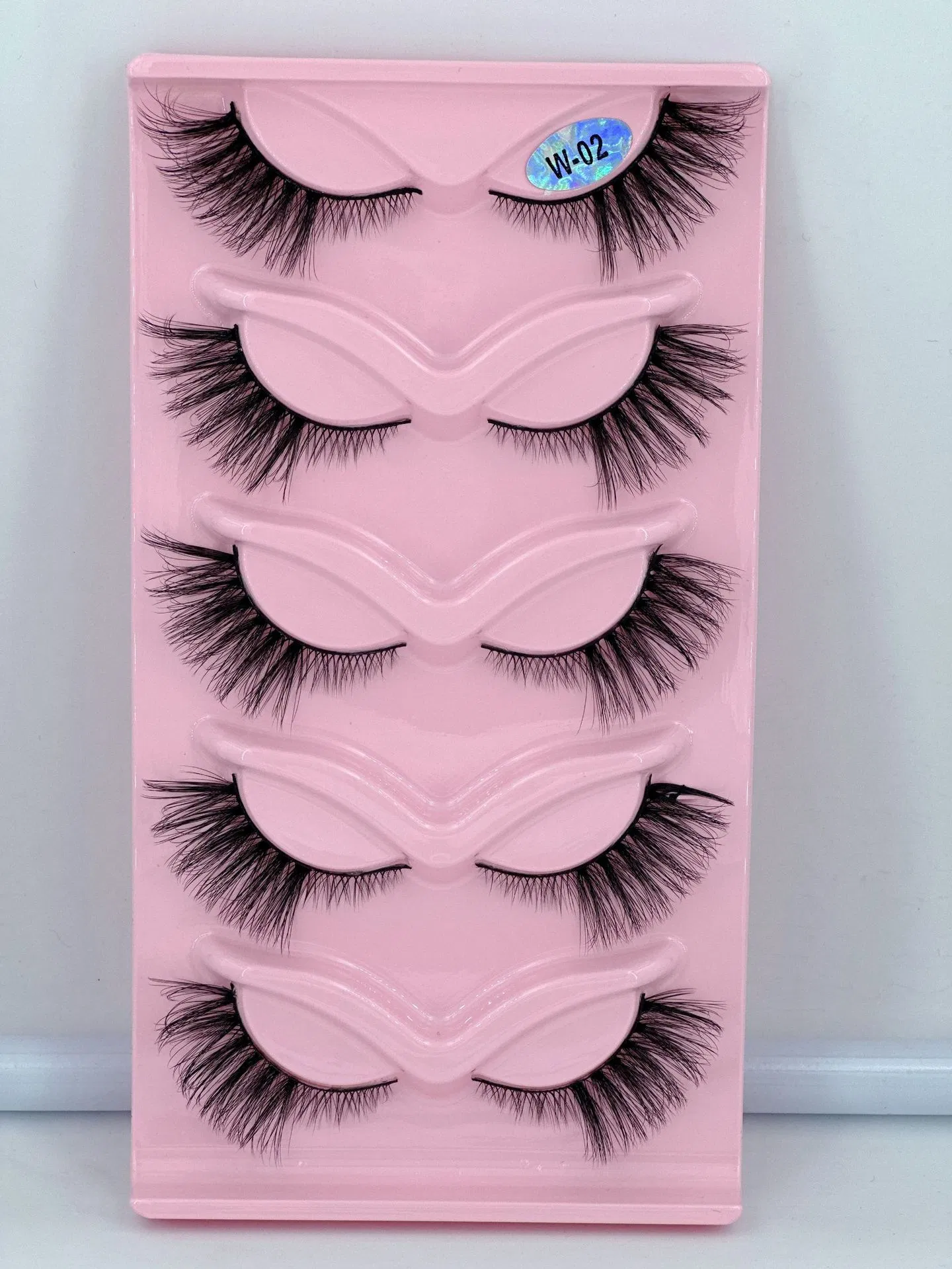 Vegan Fluffy 3D Natural Silk Lashes Wholesale Faux Mink Eyelashes