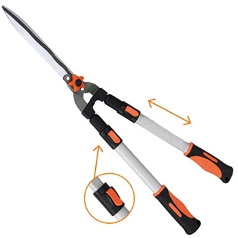 Heavy Duty Handle Garden Scissors Lopper and Telescopic Grass Hedge Pruner Shears Garden Shears Hand Pruners with Long Handle