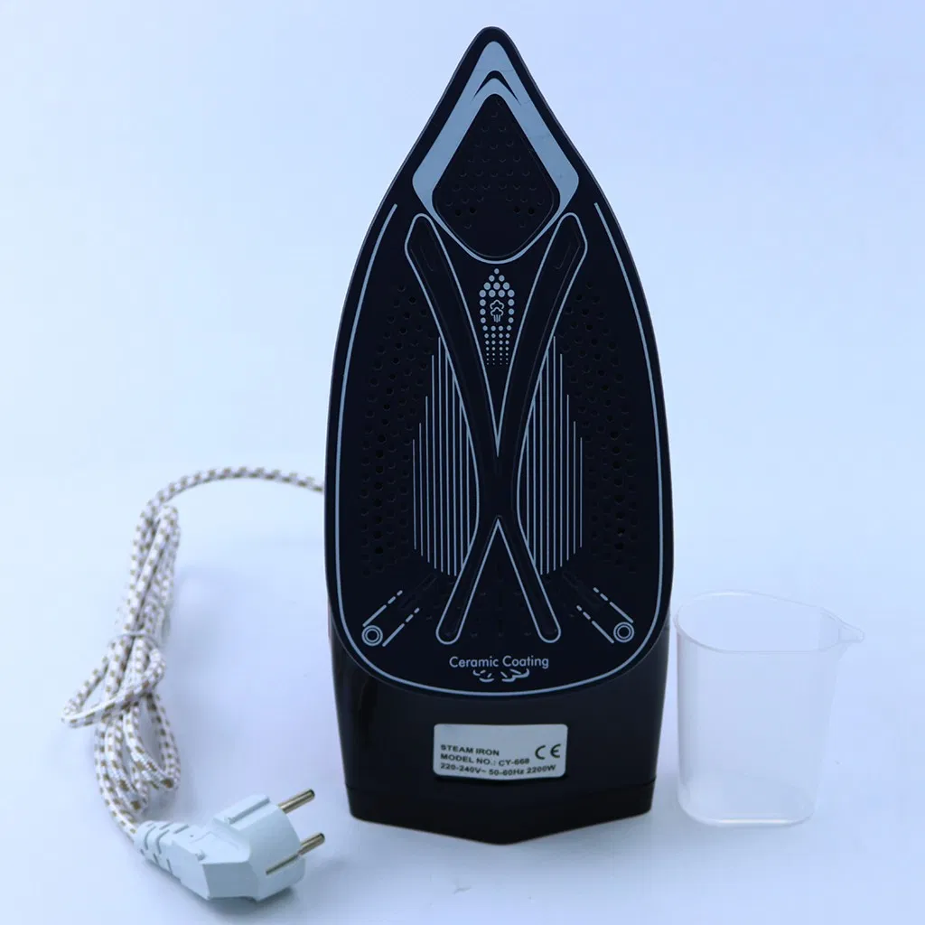 2200W Portable Steam Iron - Stainless Steel, Universal Voltage