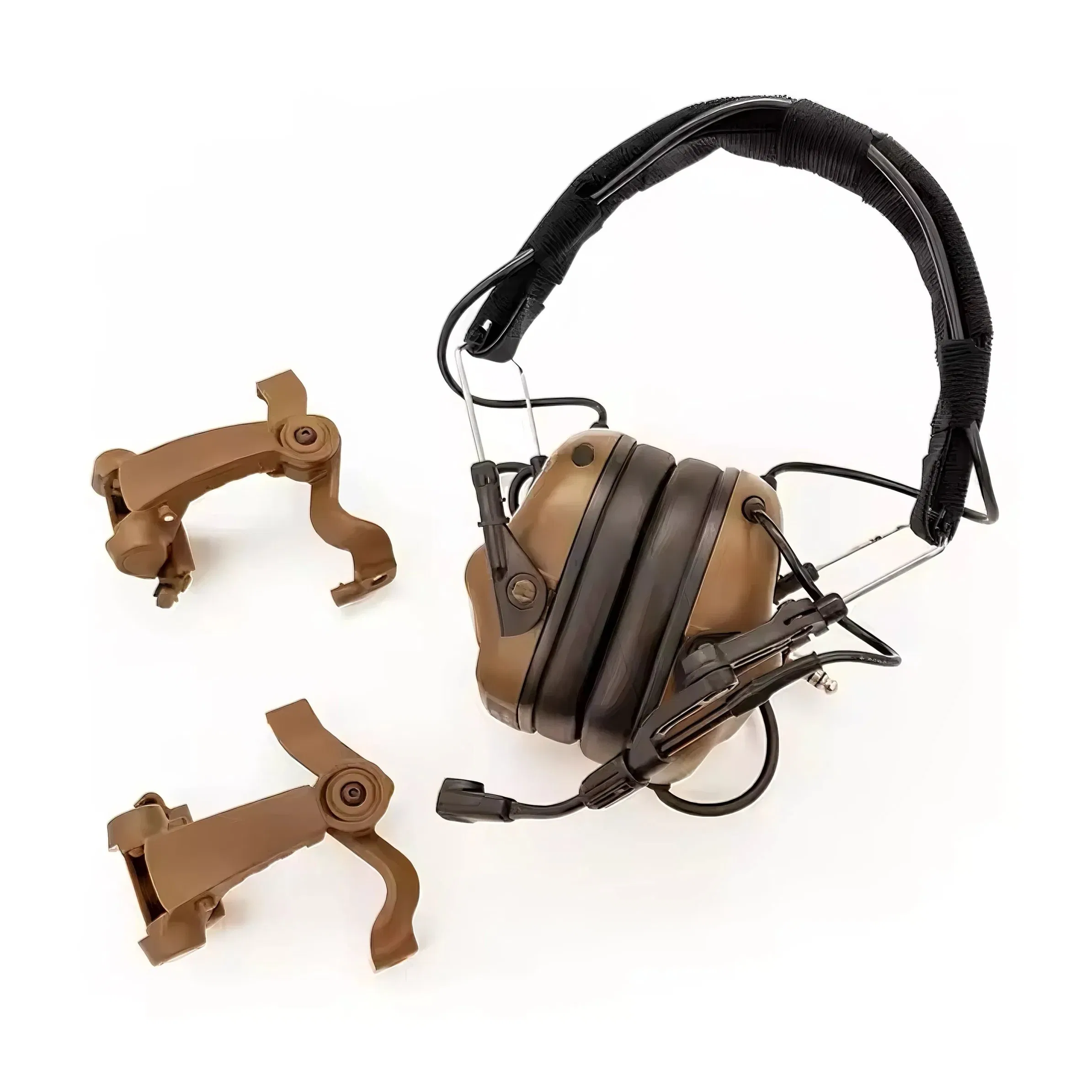 Тактические наушники с шумоподавлением и связью