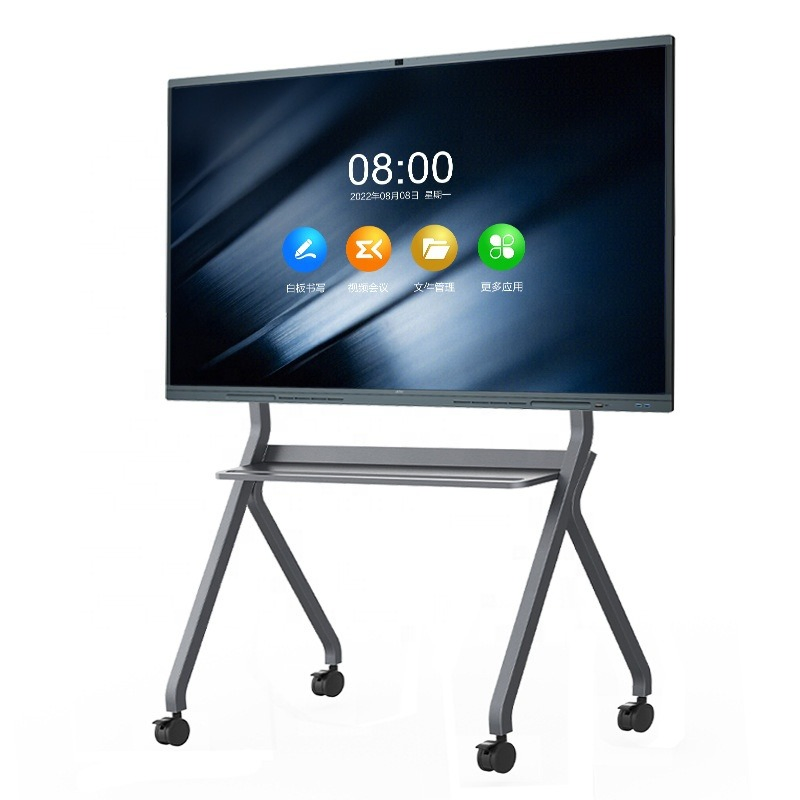2024 Hot Dual System 86inch Touchscreen for Education and Video Conference Interactive Whiteboard Interactive Flat Panel