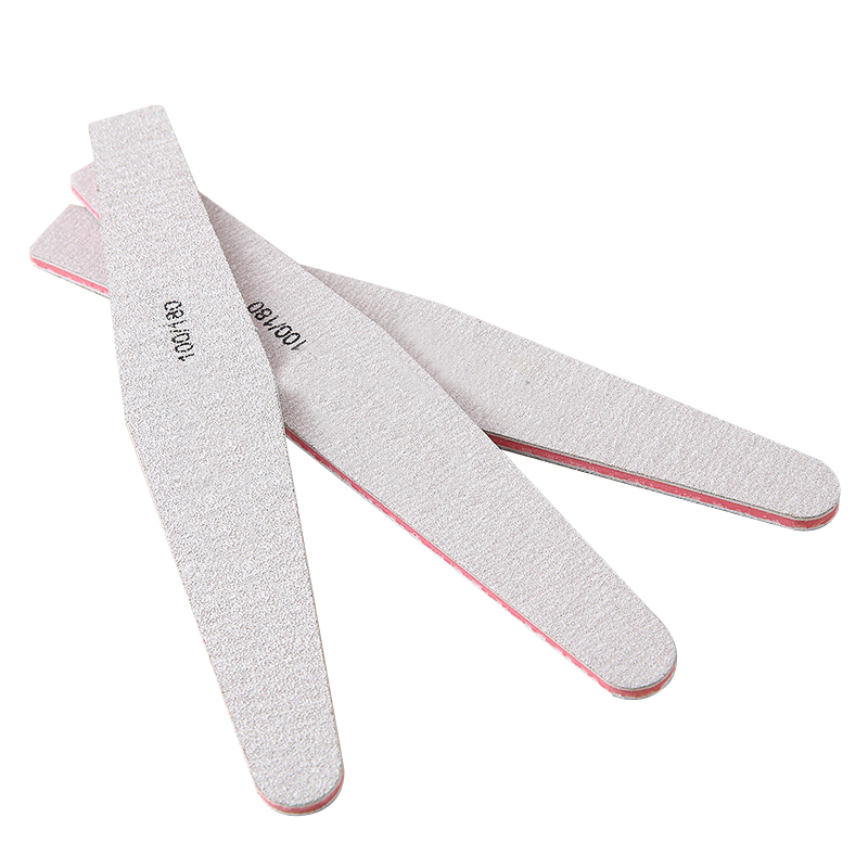 Free Sample Double Side Nail Buffer Nail Art Half Moon Manufacturer EVA Sponge Nail Files 120/180