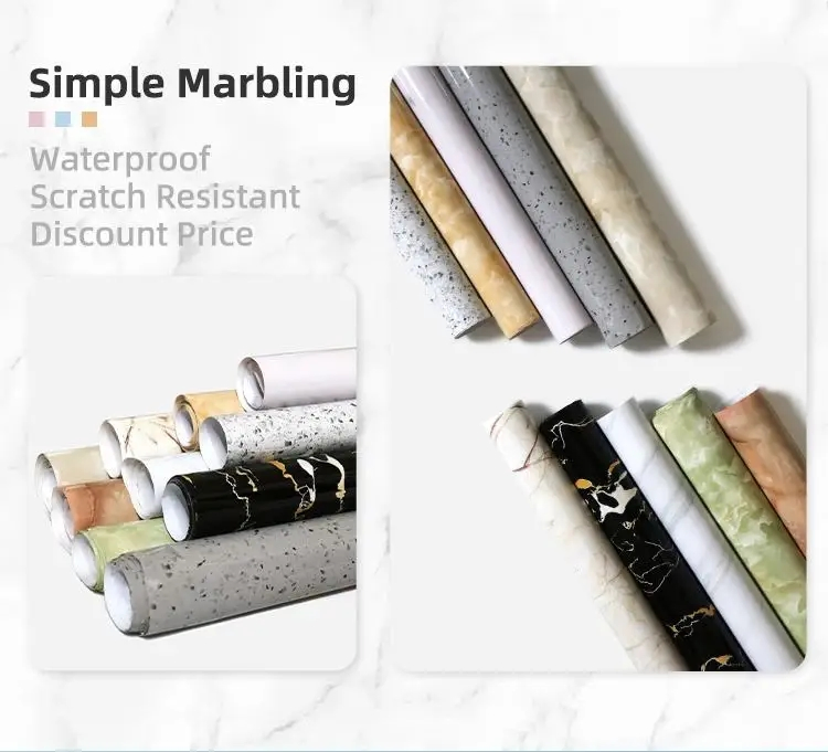 3D Effect Waterproof Long Durability PVC Wood Grain Texture Furniture Wall Decoration Self Adhesive Vinyl Film