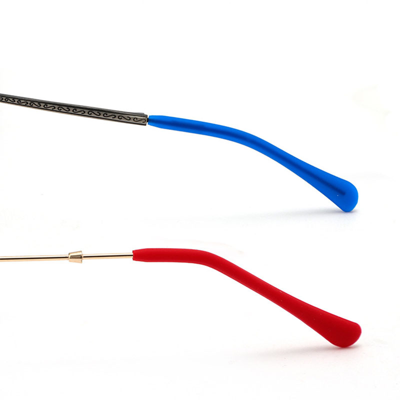 for Thin Temples Anti - Slip High Elasticity Silicone Flat - Round Eyeglass Temple Tips