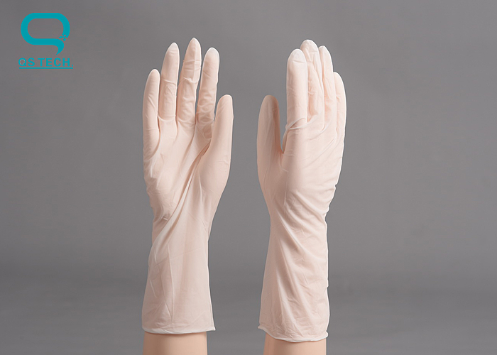 White Disposable Clean Room ESD Nitrile Gloves