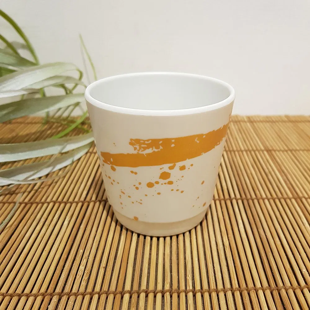 Чашка для чая Melamine Kinpaku White 230 мл