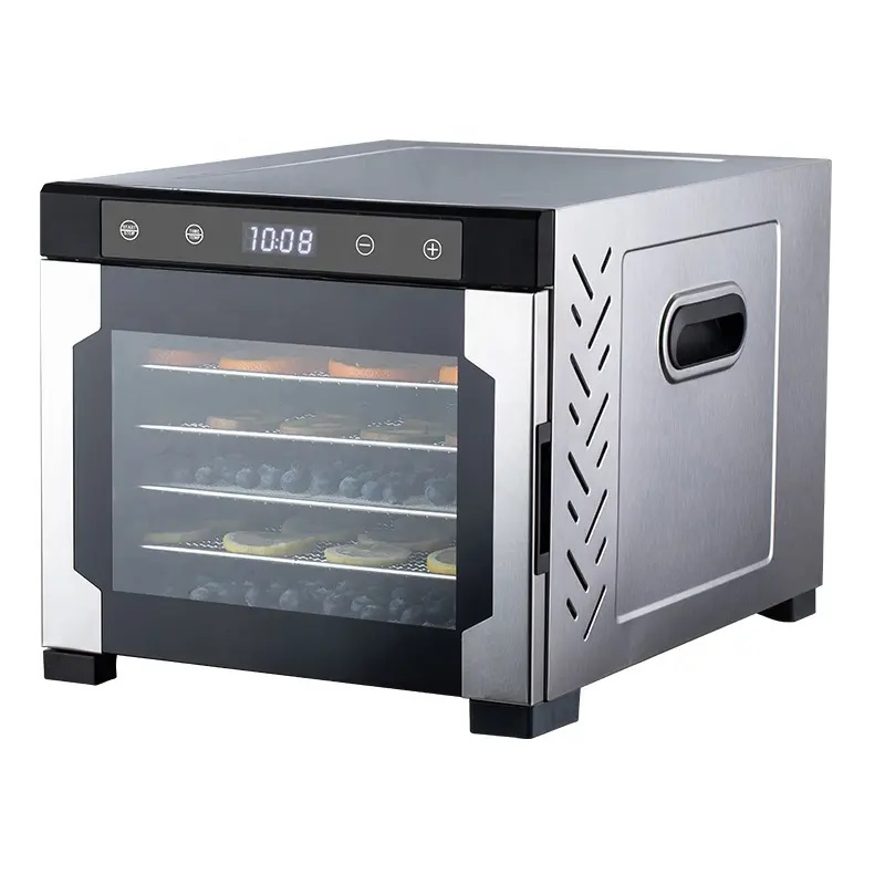 Home Stainless Steel 6 Tray Food Dehydrator Fruit and Vegetable Dryer Drying Machine