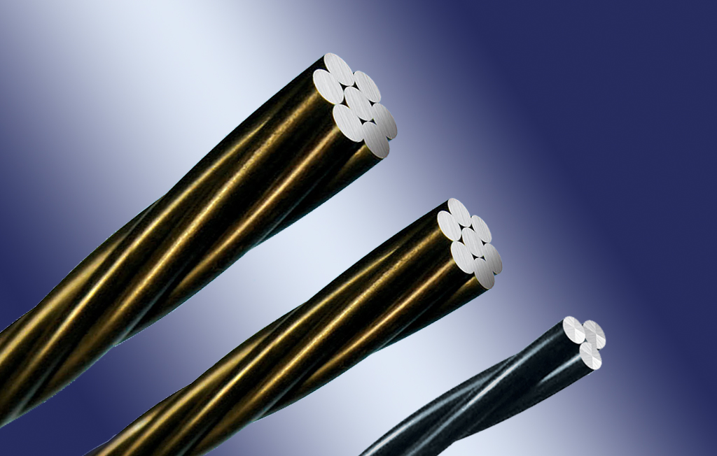 PC Galvanized (Aluminum) Strand12.7mm, 15.2mm, 15.7mm, 17.8mm From China