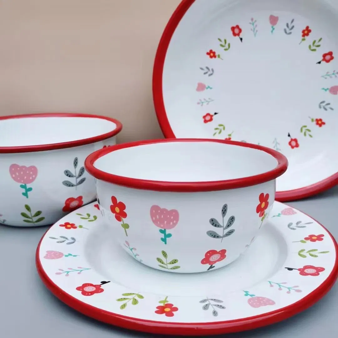Enamel Set/Dinner Ware/Table Ware/Comping Set