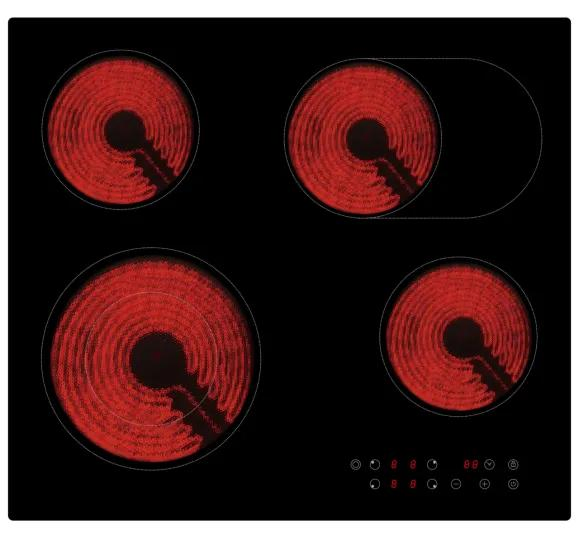 3 Zones Ceramic Hob/Cooker 5000W