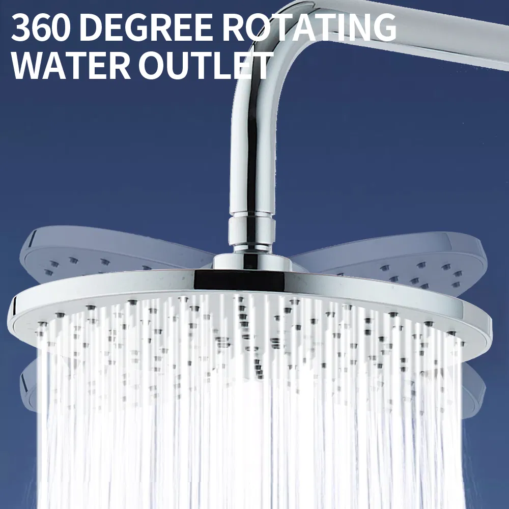 Wall Mount Bathroom Shower Faucets Rainshower Factory Stainless Steel Bathroom Shower Set