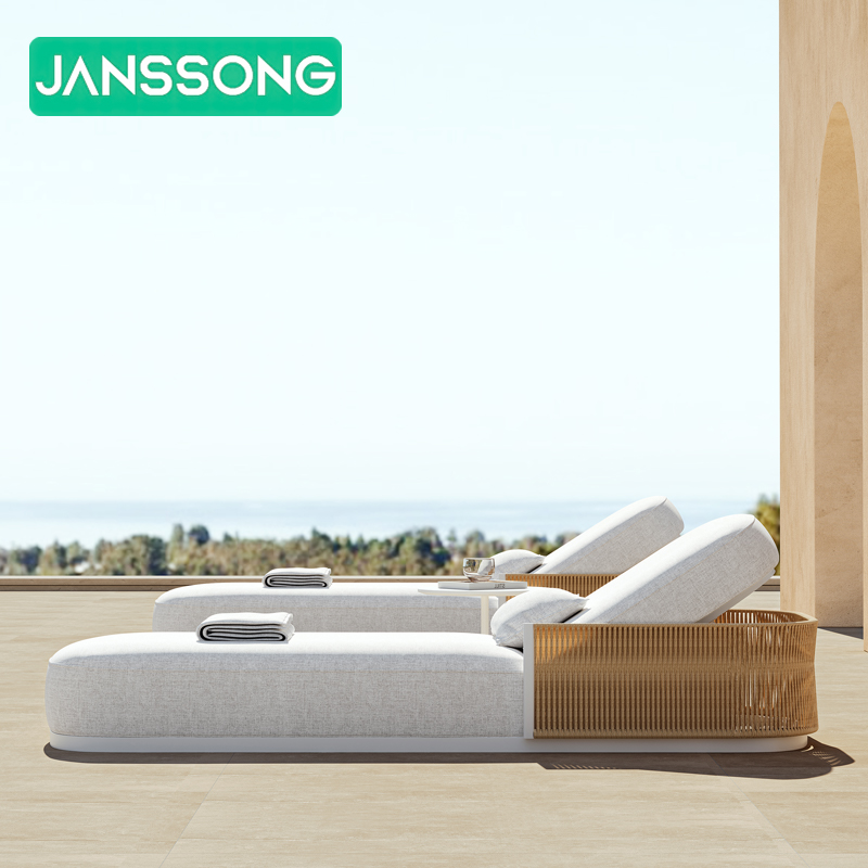 Шезлонги алюминиевые для бассейна патио