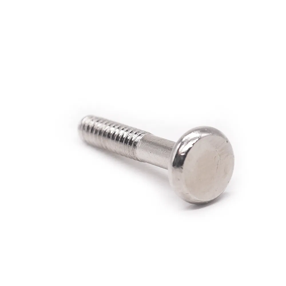 Dongguan Factory Fastener Wholesale Custom Automotion Parts Stainless Steel Flat Knurled Cap Round Head Captive Panel Screw Tin-Plated Screws