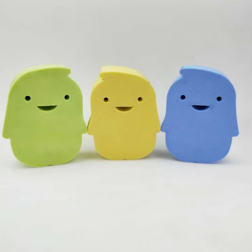PVA Cute Baby Bath Sponge Animal Soft Exfoliate Cleaning Sponge