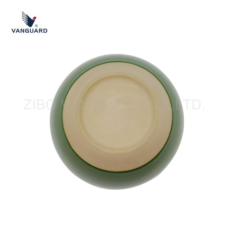 Japanese Style Noodle Bowl Custom Green Glazed Large Ceramic Bowl