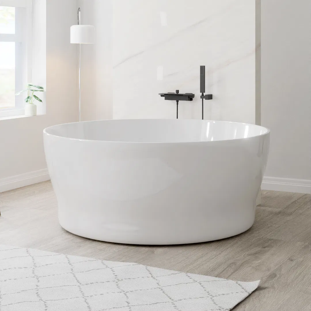 Акриловая круглая ванна для замачивания Modern Smooth