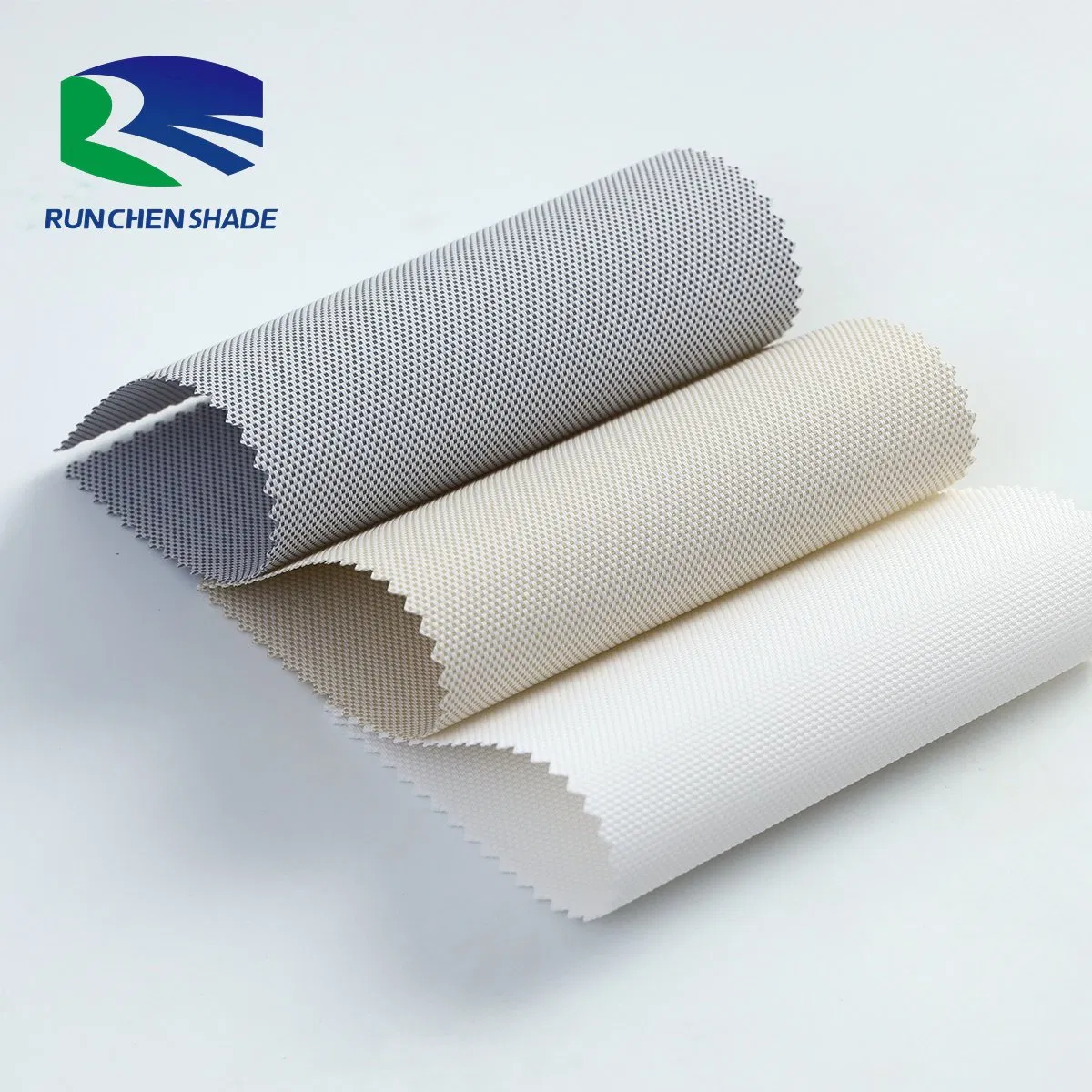 Wholesale Sunscreen Horizontal Polyester Solid Zebra Roller Blind Fabrics for Window