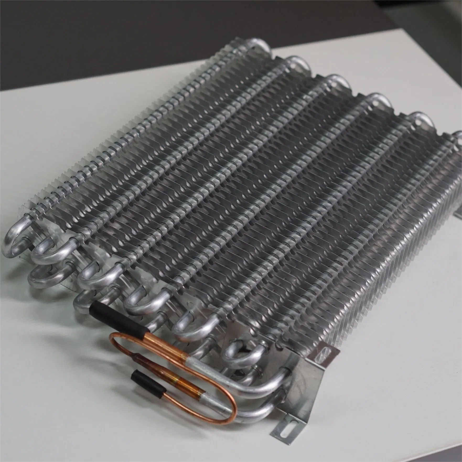 Copper Aluminum Finned Tube Fin Evaporator for Mini Freezer Refrigerator Evaporator