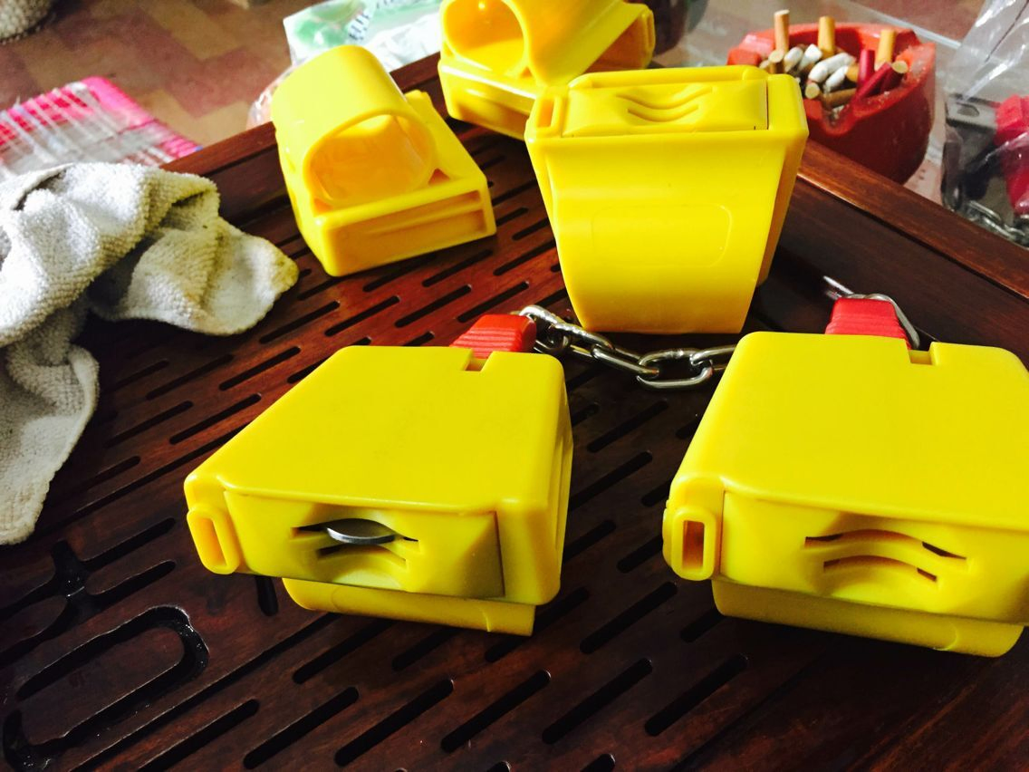 L105 European Supermarket Trolley Cart Plastic Coin Lock