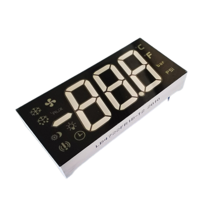 Ultra Bright White Customized 7 Segment LED Display for Temperature Control Panel