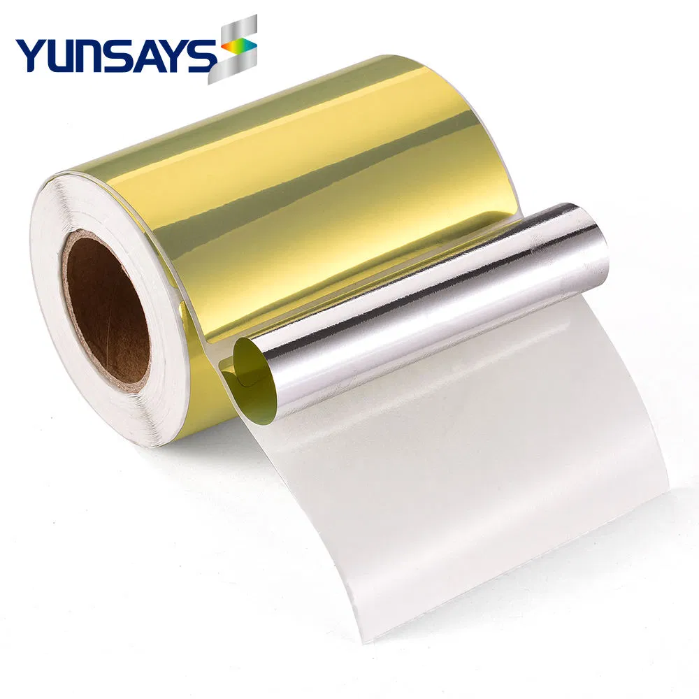 Waterproof Glossy Gold Label Sticker Vinyl Rolls for Inkjet Afinia Memjet L801 Vp750 Epson3500/7500