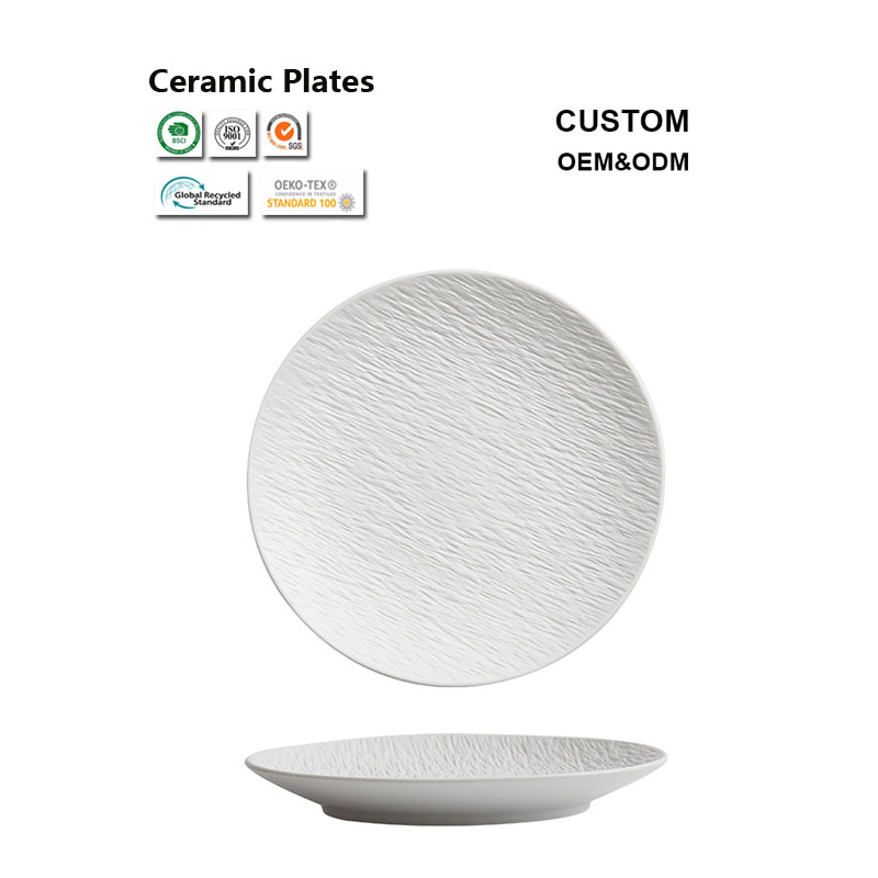 Minimalist Japanese Ceramic Plates Home Daily Dinner Tableware