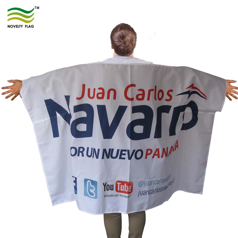 Custom Design Fans Sports Cape Body Flag