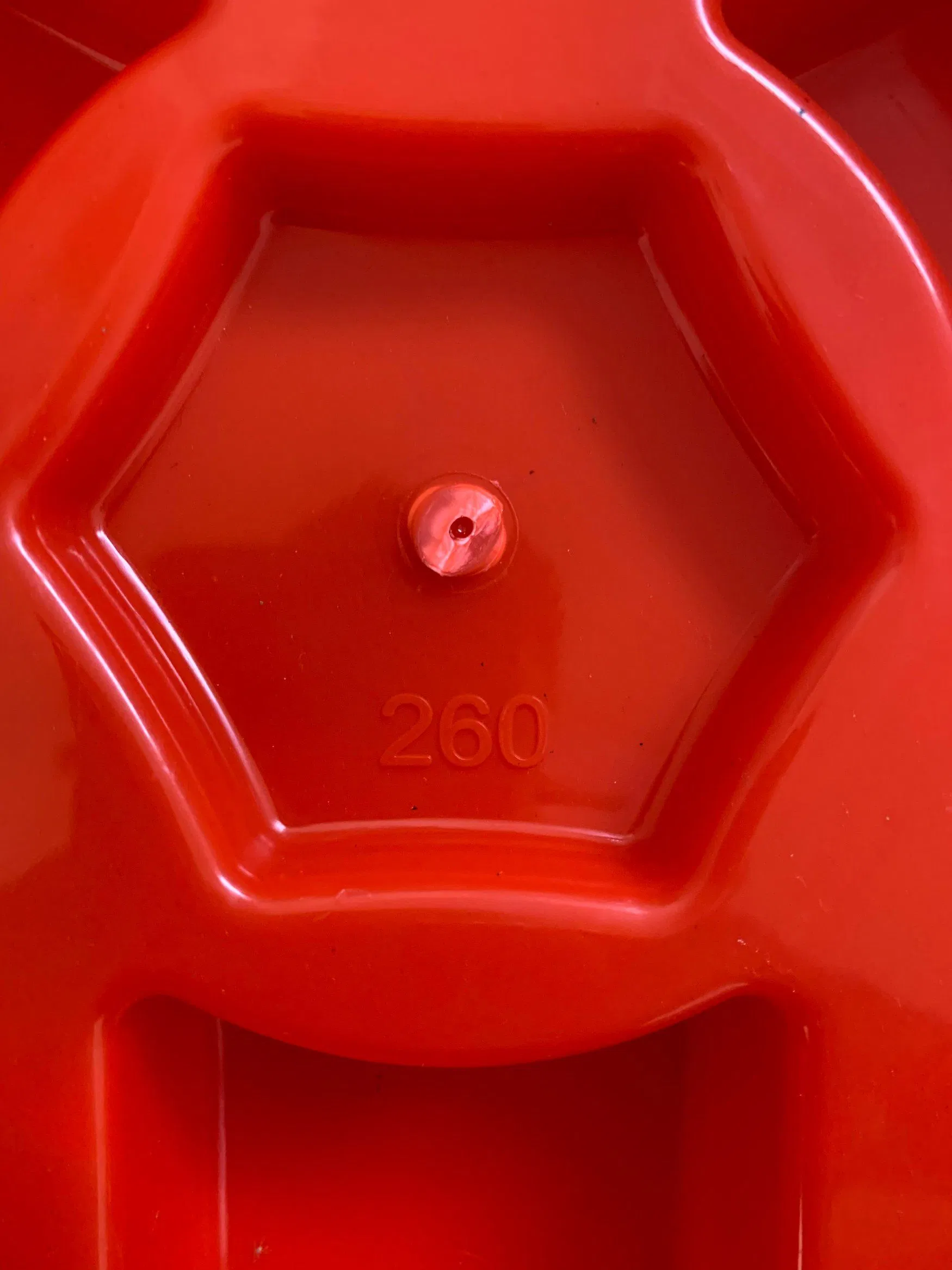 260mm Red Plastic Wheel Factory Direct Moveable Tray/Cart/Pallet