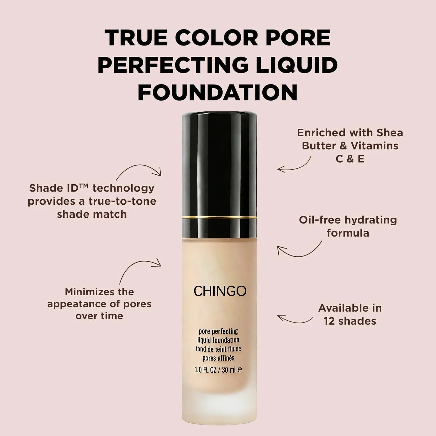 Nutritious Plant Based Liquid Foundation Nourishes Dry Dehydrated Complexion
