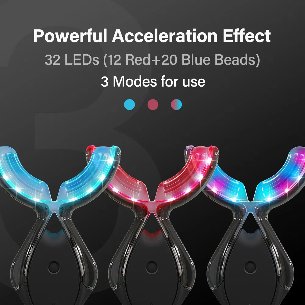 Professional at-Home Teeth Whitening Kit -3-Mode LED Light