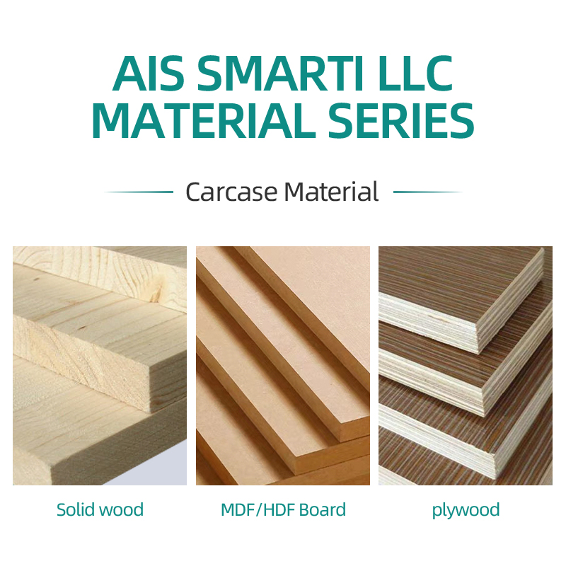 WPC Door Solid Material Customized Modern Wooden Interior Doors