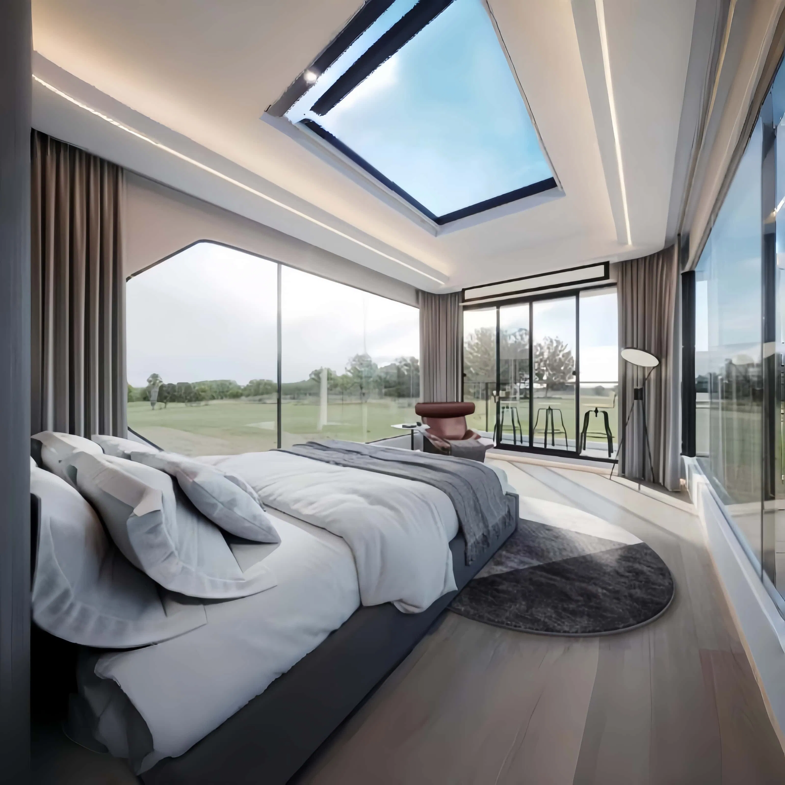 Whole Readymade Smart Camping Mobile Prefab Portable Tiny Space Capsule