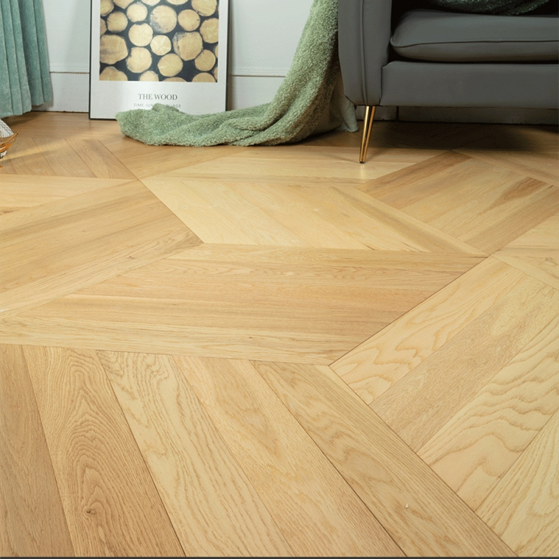 Modern Light Luxury Home 15mm New Three-Layer Solid Wood Floor 0758