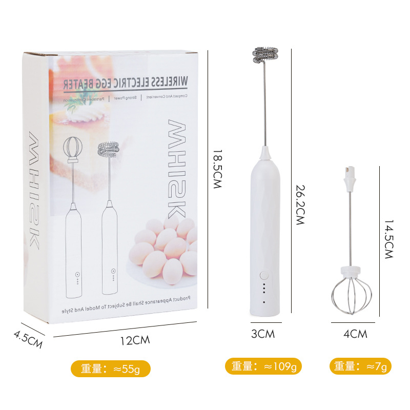 Wholesale Mini Automatic Electric Handheld Milk Frother Modern Battery Operated Manual Beater Whisk Foam Maker Tea Coffee