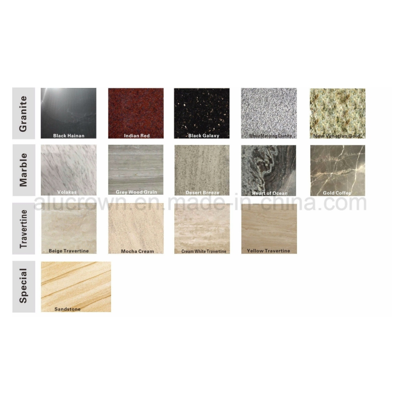 Rich Stone Marble/Granite Composite Aluminum Honeycomb Panels