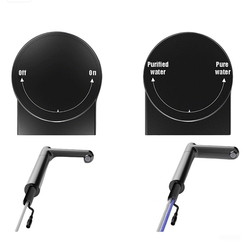 Conbl Built-in UV-C LED Sterilizer Purified Water Faucet with Indicator Ring