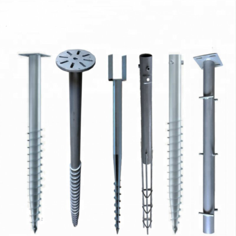 Винтовые анкеры Q235 HDG для грунта