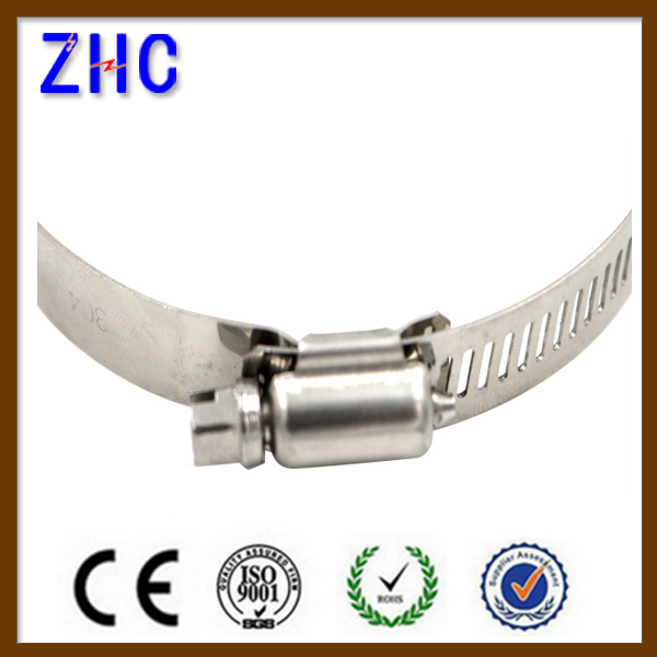 American German Type Stainless Steel Wing Nut Hose Clamp