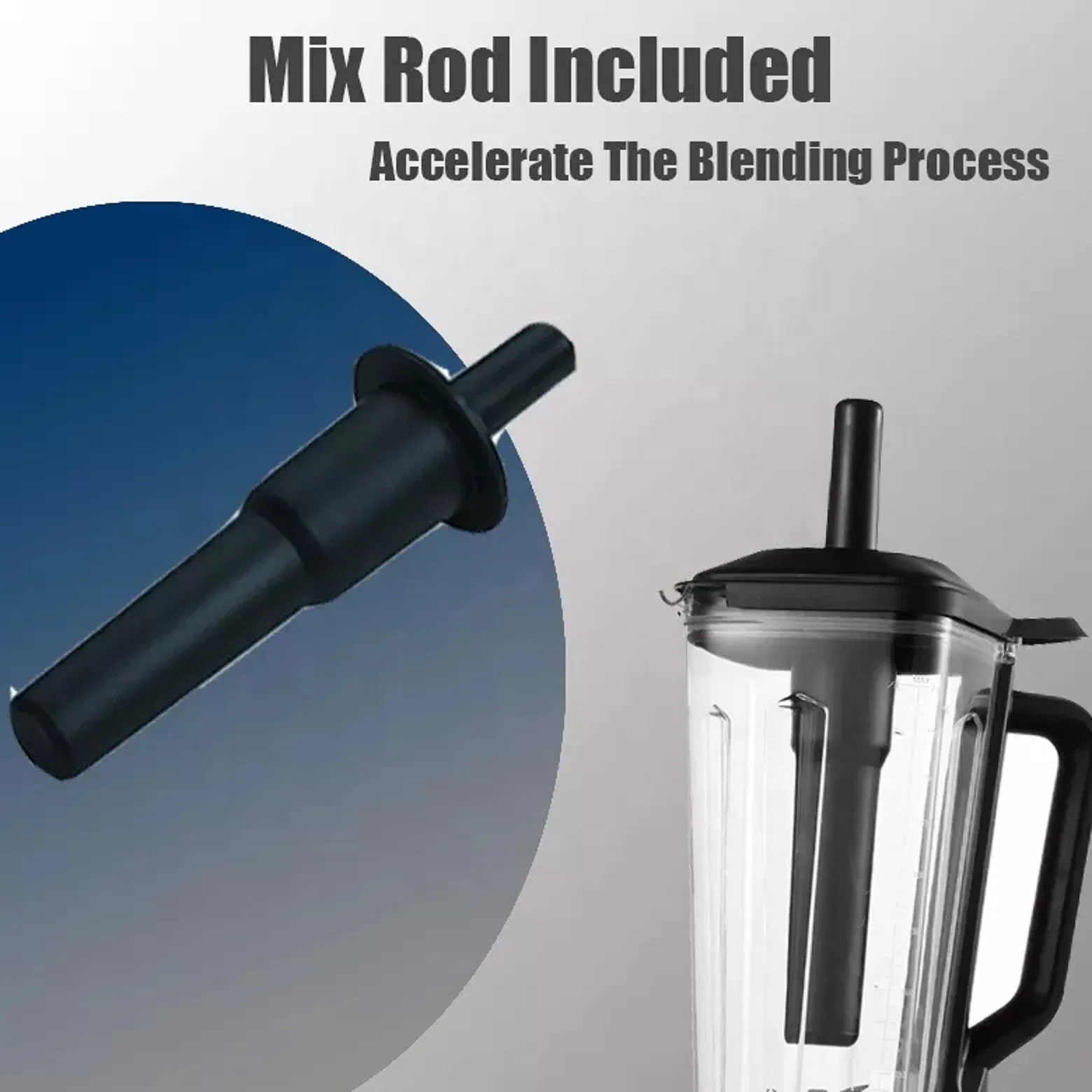 2L Food Blender Grain Coffee Beans Meat Grinder Nut Soymilk Ice Crush Mixer Fruit Juicer