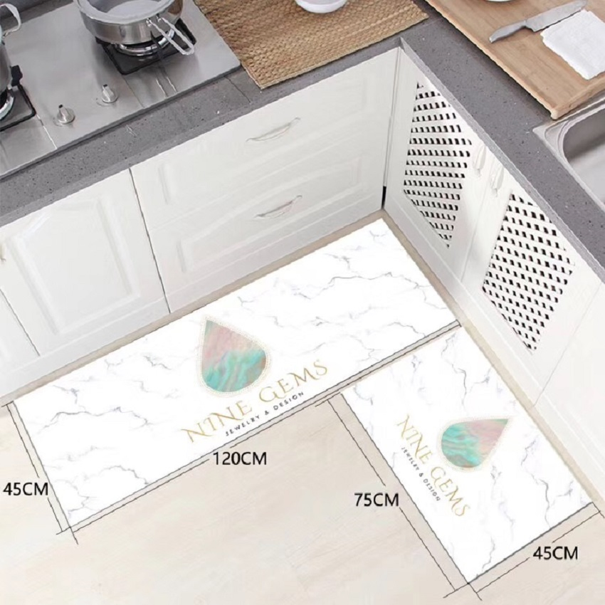 High Quality PVC Printed Kitchen Mats Inkjet Kitchen Mat