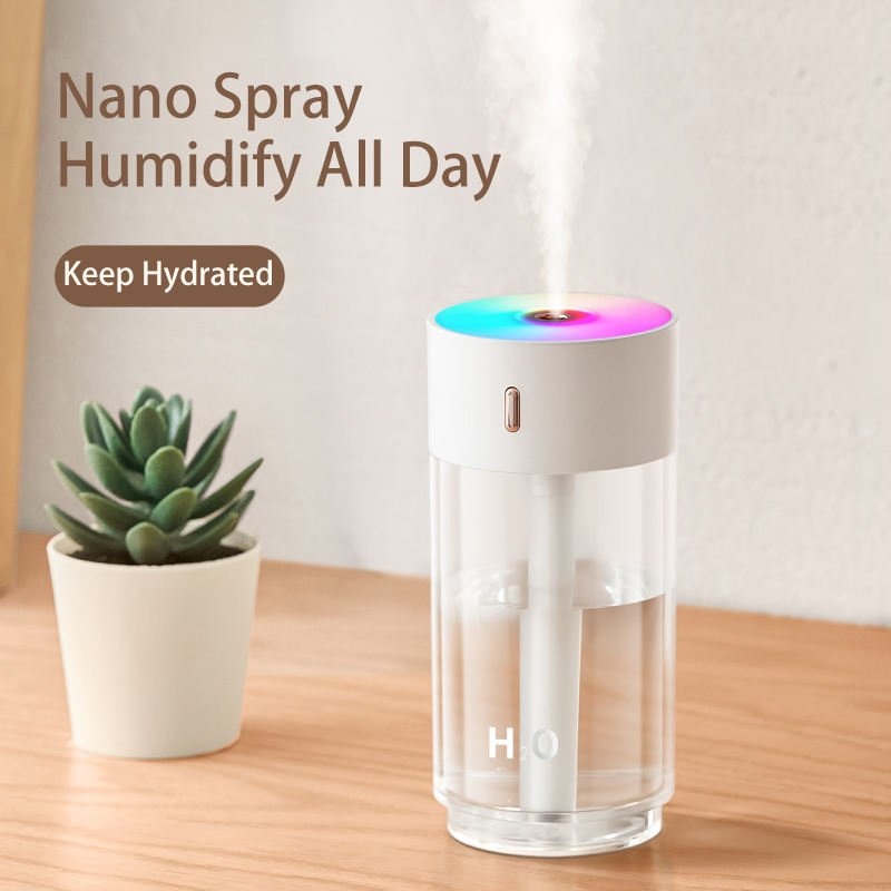 Top Seller Mini Colorful LED Light USB Mist Diffuser Portable Air Humidifier