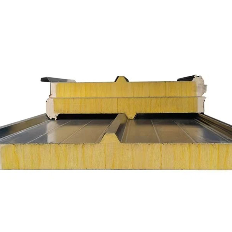 Polyester/Steel/Aluminum Surface Rockwool SIP Panel Insulated Laminate Composite Board