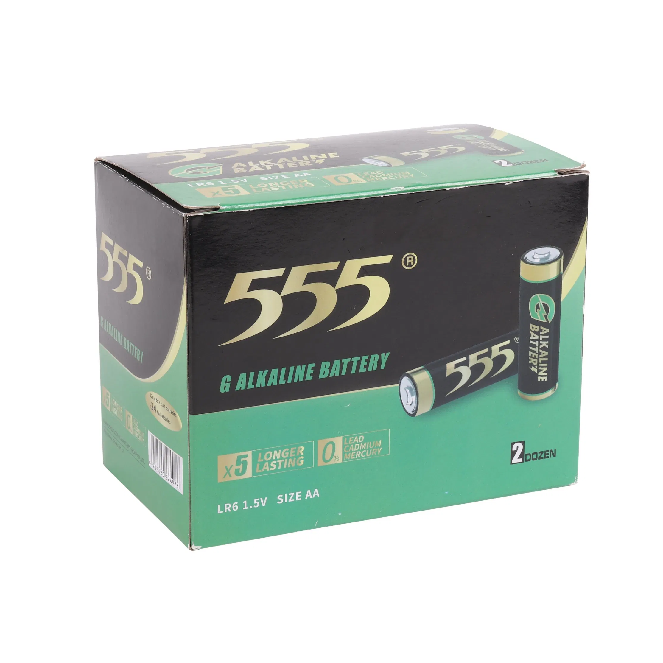 555 G Alkaline Dry Cell AA Battery Wireless Microphone Lr6 Battery