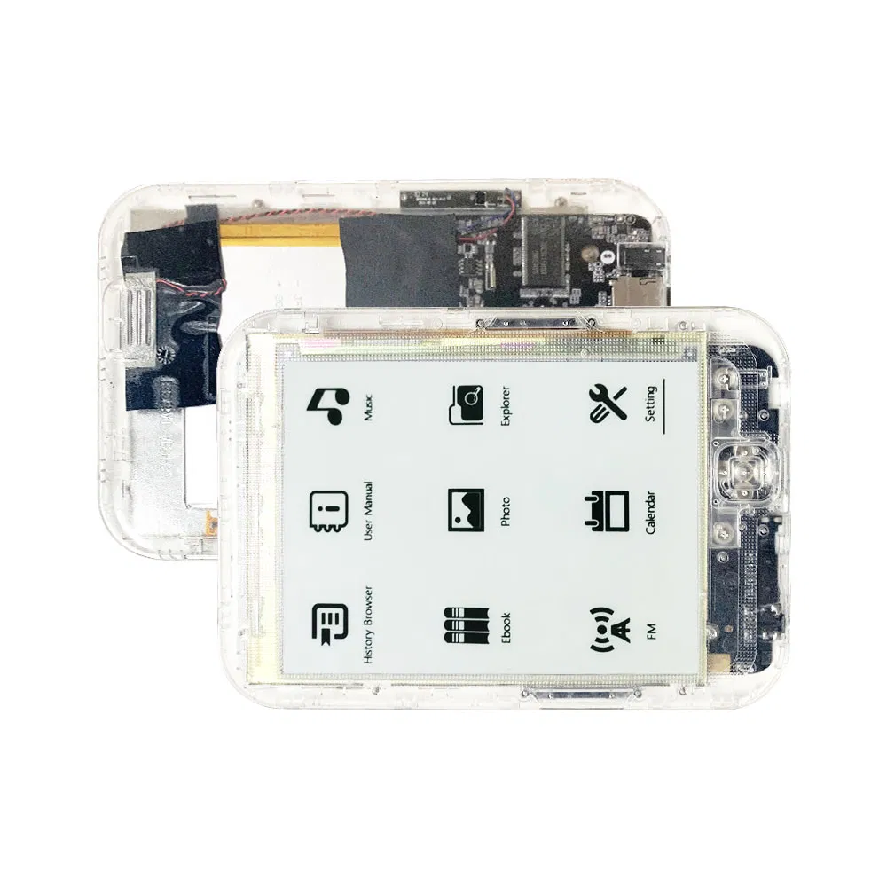 Transparent Product Jail Vehicle 6 Pulgadas E-book Reader Pocketbook