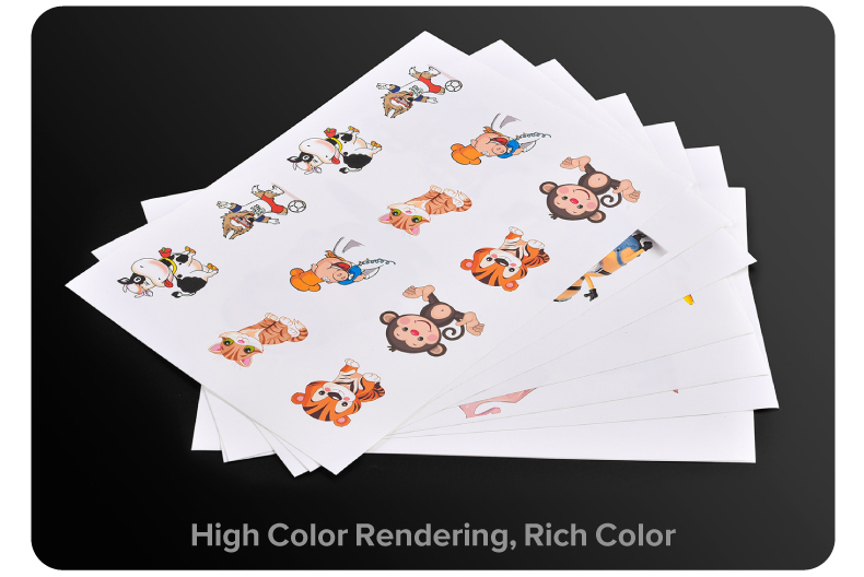 New Rightint A4 Sticker, OEM Shanghai Adhesive Paper Vinyl Film Sticker