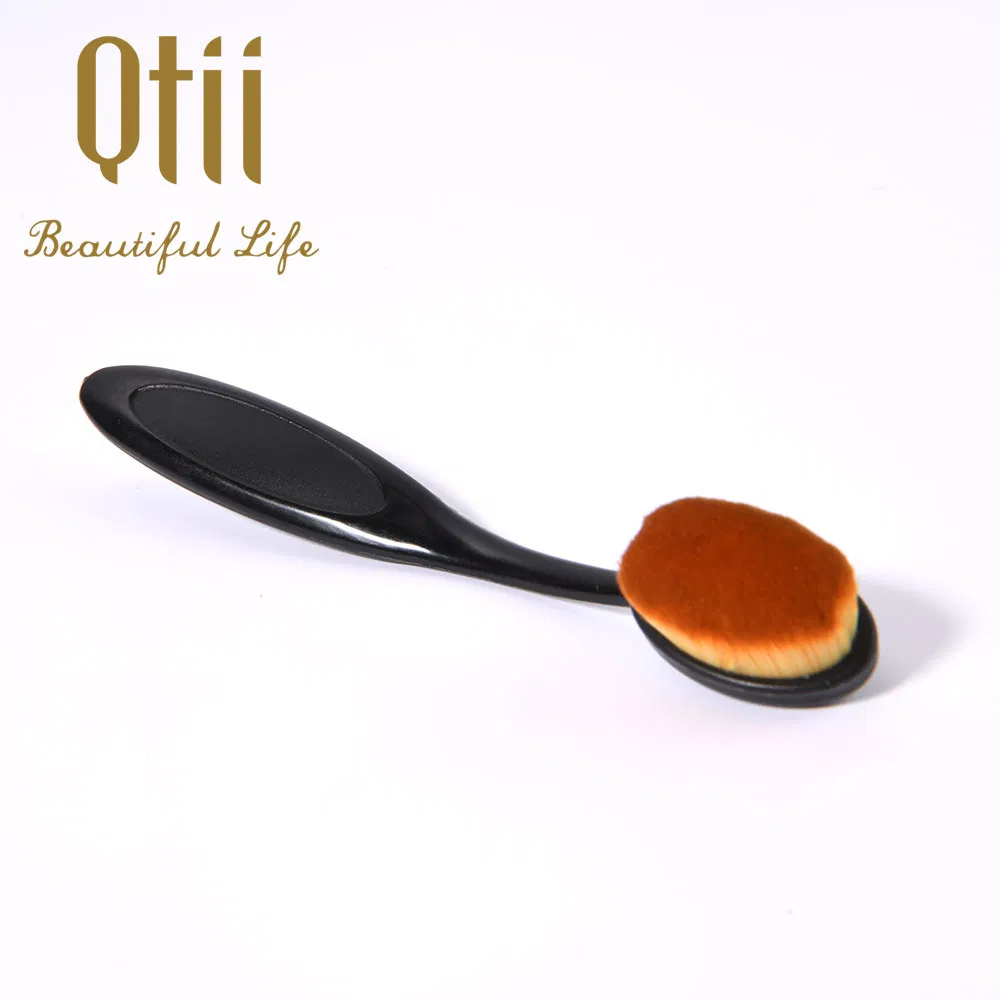 Foundation Round Toothbrush Free-Latex Sponge with Brush Cleaner Makeup Tool Kits