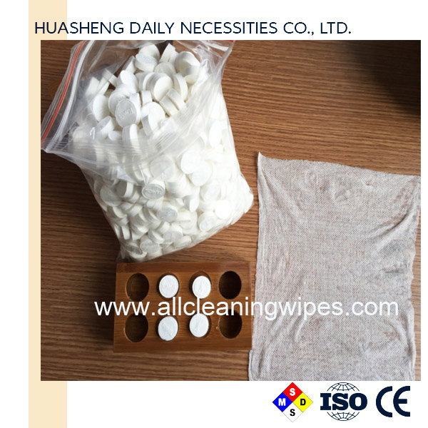 Magic Compressed Towels Wood Holder