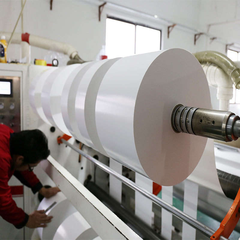 Factice 50# Transparency Pet Adhesive Sticker Label Material Xzyt-5060 Label Sticker